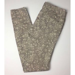 Free People Floral Jeans